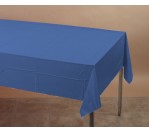 True Blue Premium Plastic Table Cover (274 cm X 137 cm)